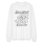 Alota Note$ Garmentry Monogram Men's Long Sleeve T-Shirt - white