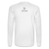 Alota Note$ Garmentry Monogram Men's Long Sleeve T-Shirt - white