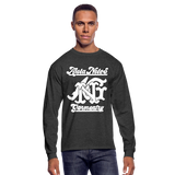 Alota Note$ Garmentry Monogram Men's Long Sleeve T-Shirt - heather black