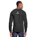 Alota Note$ Garmentry Monogram Men's Long Sleeve T-Shirt - heather black