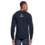 Alota Note$ Garmentry Monogram Men's Long Sleeve T-Shirt - navy