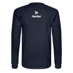 Alota Note$ Garmentry Monogram Men's Long Sleeve T-Shirt - navy