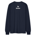 Alota Note$ Garmentry Monogram Men's Long Sleeve T-Shirt - navy