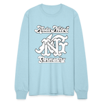 Alota Note$ Garmentry Monogram Men's Long Sleeve T-Shirt - powder blue