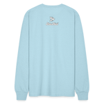 Alota Note$ Garmentry Monogram Men's Long Sleeve T-Shirt - powder blue