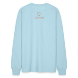 Alota Note$ Garmentry Monogram Men's Long Sleeve T-Shirt - powder blue