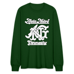 Alota Note$ Garmentry Monogram Men's Long Sleeve T-Shirt - forest green