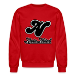 Alota Note$ Blk Lettermark/Wordmark + Icon/Monogram Unisex Crewneck Sweatshirt - red