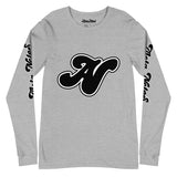 Alota Note$ Black Lettermark Unisex Long Sleeve Tee