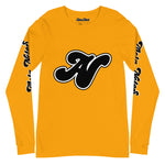 Alota Note$ Black Lettermark Unisex Long Sleeve Tee