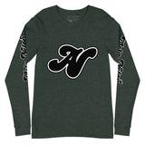 Alota Note$ Black Lettermark Unisex Long Sleeve Tee