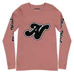 Alota Note$ Black Lettermark Unisex Long Sleeve Tee