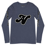 Alota Note$ Black Lettermark Unisex Long Sleeve Tee