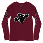 Alota Note$ Black Lettermark Unisex Long Sleeve Tee