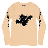 Alota Note$ Black Lettermark Unisex Long Sleeve Tee