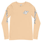 Alota Note$ Lettermark Left Chest Unisex Long Sleeve Tee - Bella + Canvas 3501