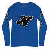 Alota Note$ Black Lettermark Unisex Long Sleeve Tee