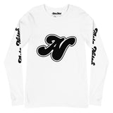 Alota Note$ Black Lettermark Unisex Long Sleeve Tee