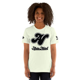 Alota Note$ Lettermark + Wordmark Short-Sleeve Unisex T-Shirt Bella + Canvas 3001