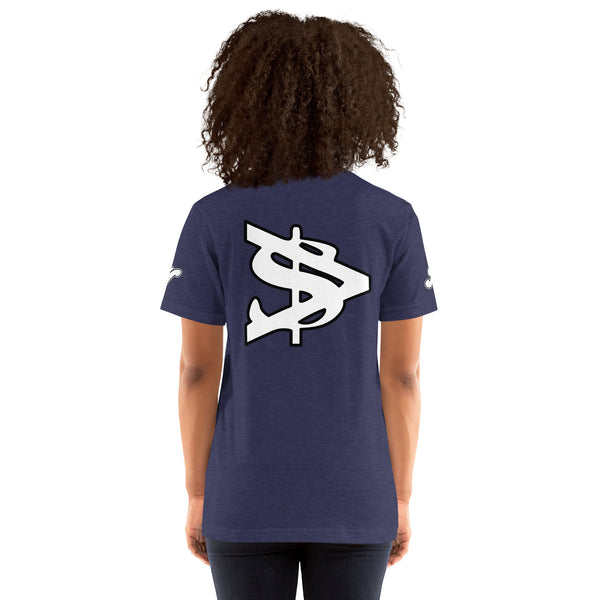 Alota Note$ Monogram Short-Sleeve Unisex T-Shirt Bella + Canvas 3001