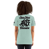 Alota Note$ Lettermark + Wordmark Short-Sleeve Unisex T-Shirt Bella + Canvas 3001