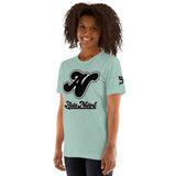 Alota Note$ Lettermark + Wordmark Short-Sleeve Unisex T-Shirt Bella + Canvas 3001