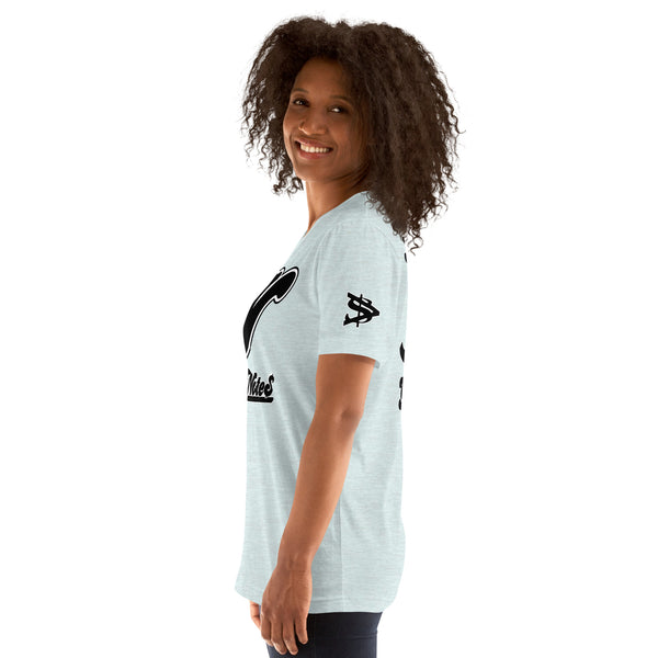 Alota Note$ Lettermark + Wordmark Short-Sleeve Unisex T-Shirt Bella + Canvas 3001