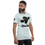 Alota Note$ Lettermark + Wordmark Short-Sleeve Unisex T-Shirt Bella + Canvas 3001