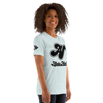 Alota Note$ Lettermark + Wordmark Short-Sleeve Unisex T-Shirt Bella + Canvas 3001