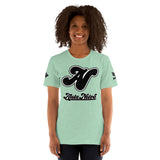 Alota Note$ Lettermark + Wordmark Short-Sleeve Unisex T-Shirt Bella + Canvas 3001