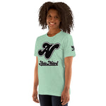 Alota Note$ Lettermark + Wordmark Short-Sleeve Unisex T-Shirt Bella + Canvas 3001