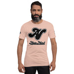 Alota Note$ Lettermark + Wordmark Short-Sleeve Unisex T-Shirt Bella + Canvas 3001