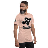 Alota Note$ Lettermark + Wordmark Short-Sleeve Unisex T-Shirt Bella + Canvas 3001