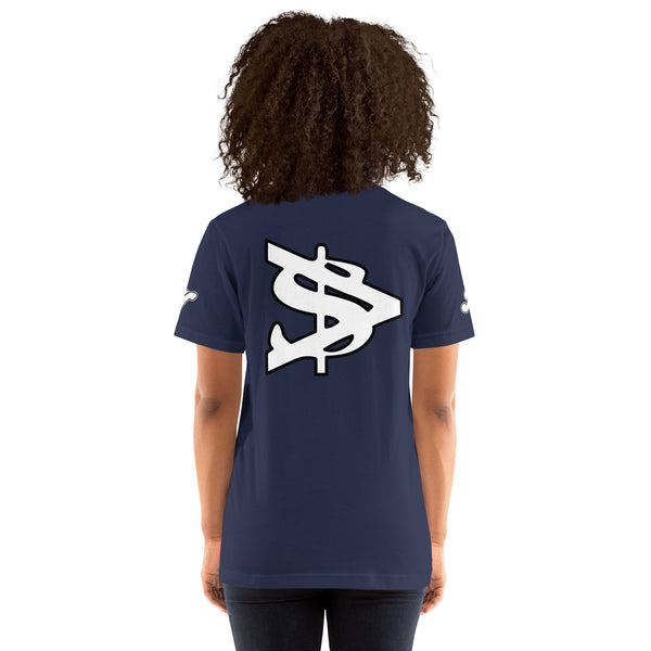 Alota Note$ Monogram Short-Sleeve Unisex T-Shirt Bella + Canvas 3001