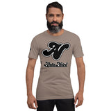 Alota Note$ Lettermark + Wordmark Short-Sleeve Unisex T-Shirt Bella + Canvas 3001