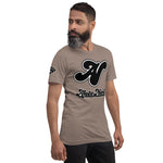 Alota Note$ Lettermark + Wordmark Short-Sleeve Unisex T-Shirt Bella + Canvas 3001