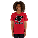 Alota Note$ Lettermark + Wordmark Short-Sleeve Unisex T-Shirt Bella + Canvas 3001