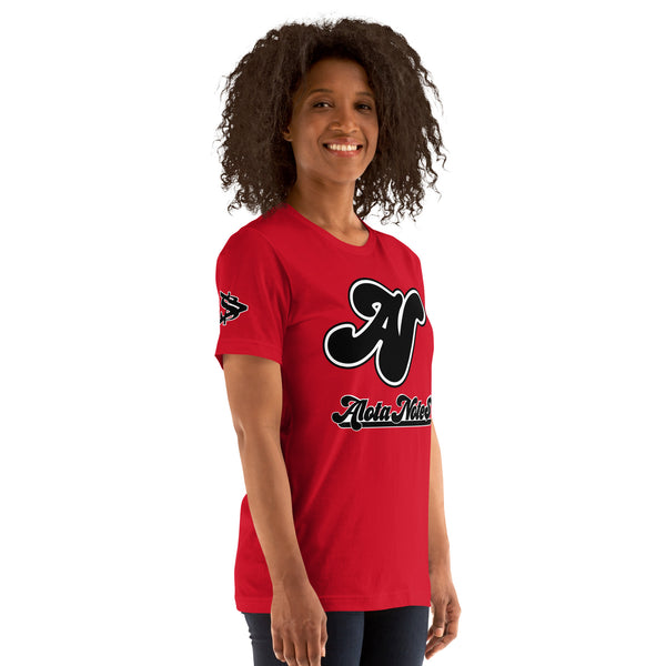 Alota Note$ Lettermark + Wordmark Short-Sleeve Unisex T-Shirt Bella + Canvas 3001