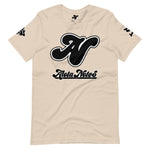 Alota Note$ Lettermark + Wordmark Short-Sleeve Unisex T-Shirt Bella + Canvas 3001