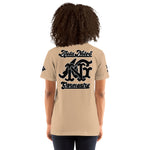 Alota Note$ Lettermark + Wordmark Short-Sleeve Unisex T-Shirt Bella + Canvas 3001