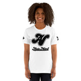 Alota Note$ Lettermark + Wordmark Short-Sleeve Unisex T-Shirt Bella + Canvas 3001