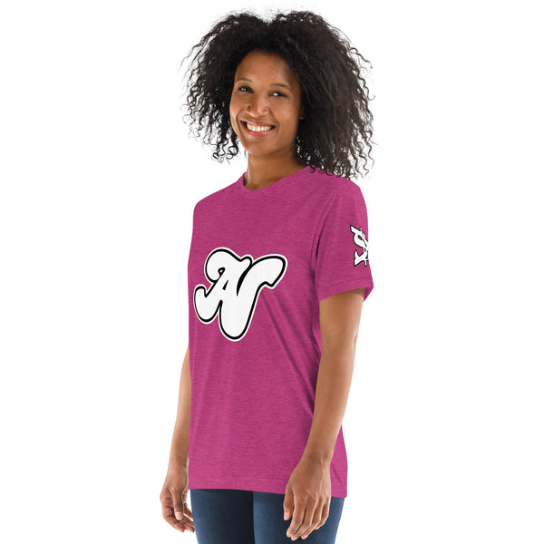 Alota Note$ Lettermark Unisex Tri-Blend T-Shirt Bella + Canvas 3413