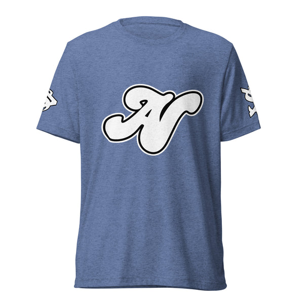 Alota Note$ Lettermark Unisex Tri-Blend T-Shirt Bella + Canvas 3413