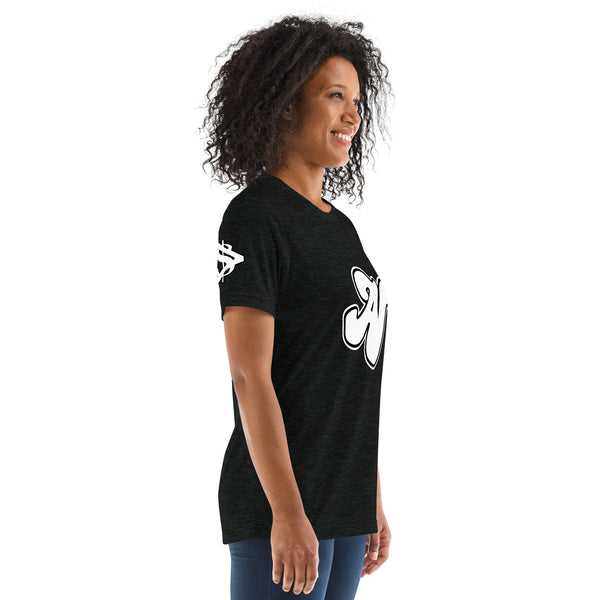 Alota Note$ Lettermark Unisex Tri-Blend T-Shirt Bella + Canvas 3413