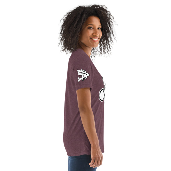 Alota Note$ Lettermark Unisex Tri-Blend T-Shirt Bella + Canvas 3413