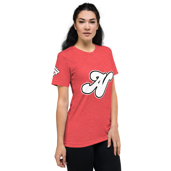 Alota Note$ Lettermark Unisex Tri-Blend T-Shirt Bella + Canvas 3413