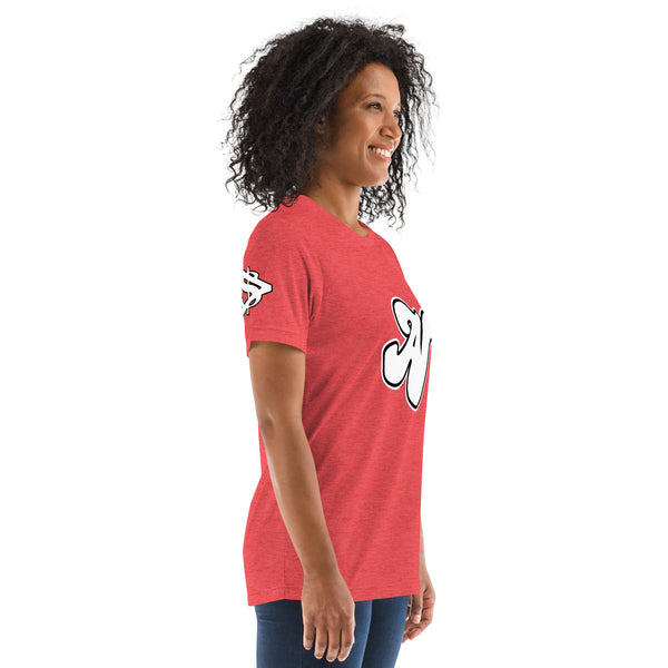 Alota Note$ Lettermark Unisex Tri-Blend T-Shirt Bella + Canvas 3413