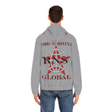 RNS Global Men's Full-Zip Hoodie (AOP) - Grey