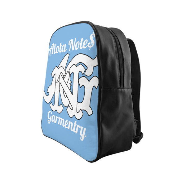 Alota Note$ Garmentry Monogram Everyday Backpack-Sky Blue