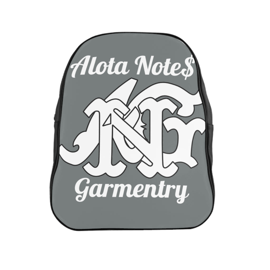 Alota Note$ Garmentry Monogram Everyday Backpack-Dark Grey